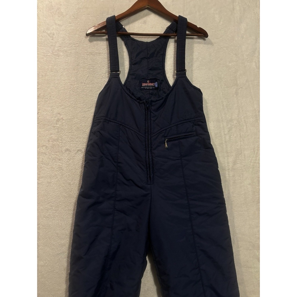 Vintage‎ 80s Herman's Snow Ski Overalls Navy Women's Medium Insulated